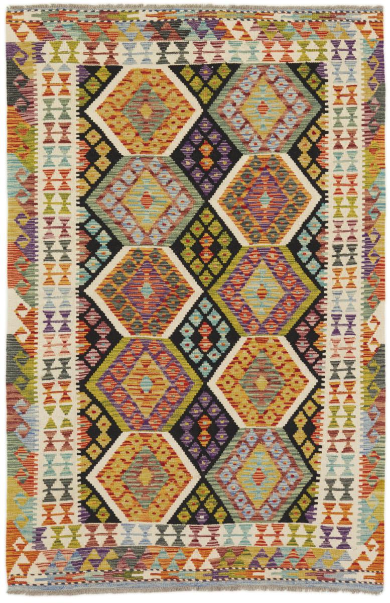 Afgán szőnyeg Kilim Afgán 194x124 194x124, Perzsa szőnyeg szőttesek