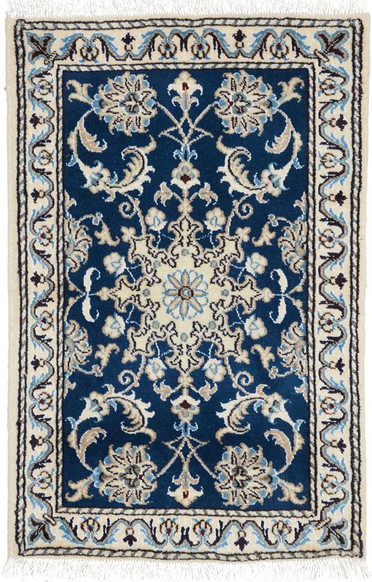 Tapis persan Naïn 91x59 91x59, Tapis persan Noué à la main