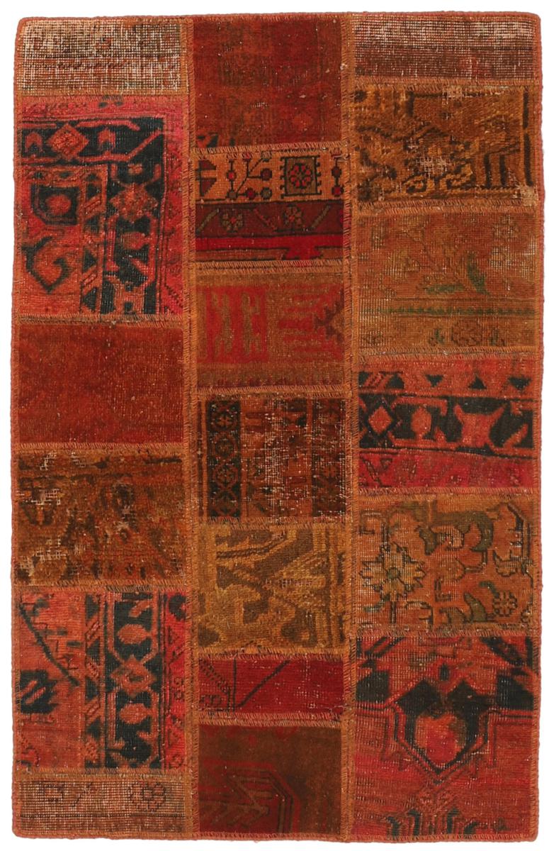 Alfombra persa Patchwork 126x81 126x81, Alfombra persa Anudado a mano