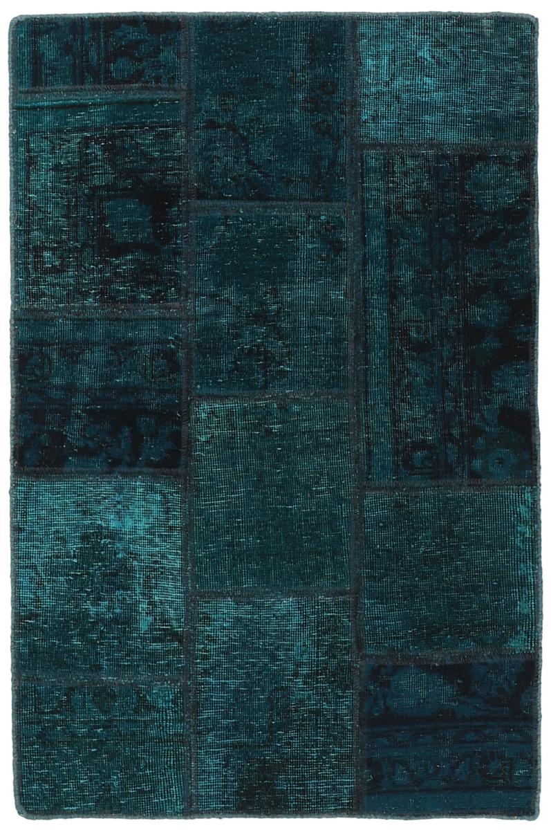  ペルシャ絨毯 パッチワーク 126x81 126x81,  ペルシャ絨毯 手織り