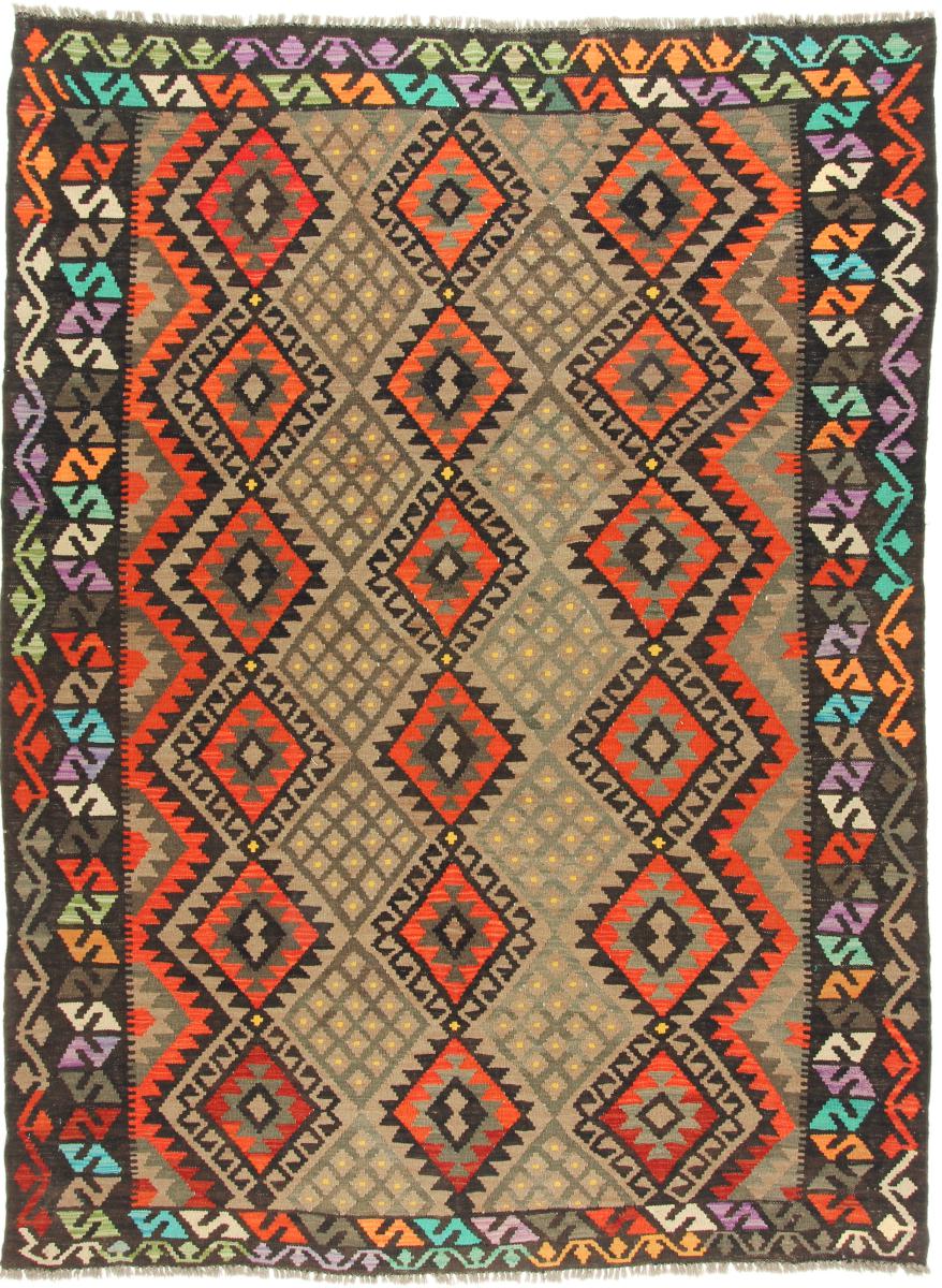 Tapete afegão Kilim Afegão Heritage 257x189 257x189, Tapete persa Tecido à mão