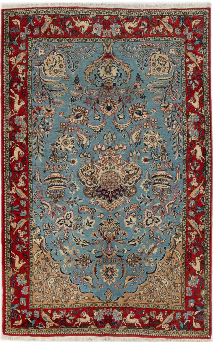 Alfombra persa Ghom 216x138 216x138, Alfombra persa Anudado a mano