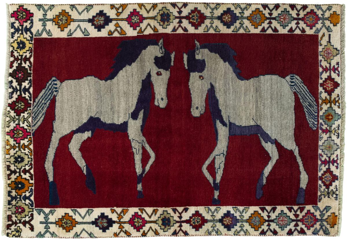 Persian Rug Persian Gabbeh Ghashghai 151x104 151x104, Persian Rug Knotted by hand