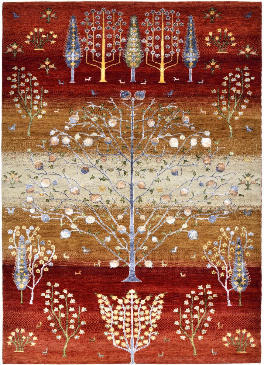 Tapis indien Gabbeh Loribaft Design 242x175 242x175, Tapis persan Noué à la main