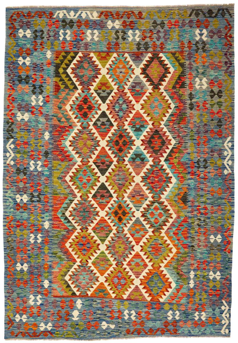 Tapete afegão Kilim Afegão 297x206 297x206, Tapete persa Tecido à mão