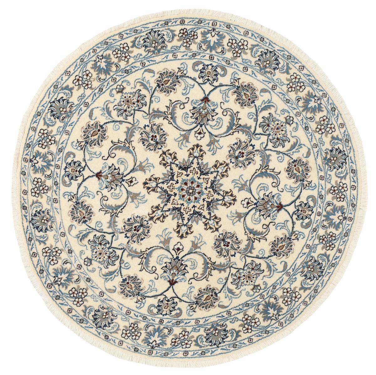 Perserteppich Nain Kaschmar 144x144 144x144, Perserteppich Handgeknüpft