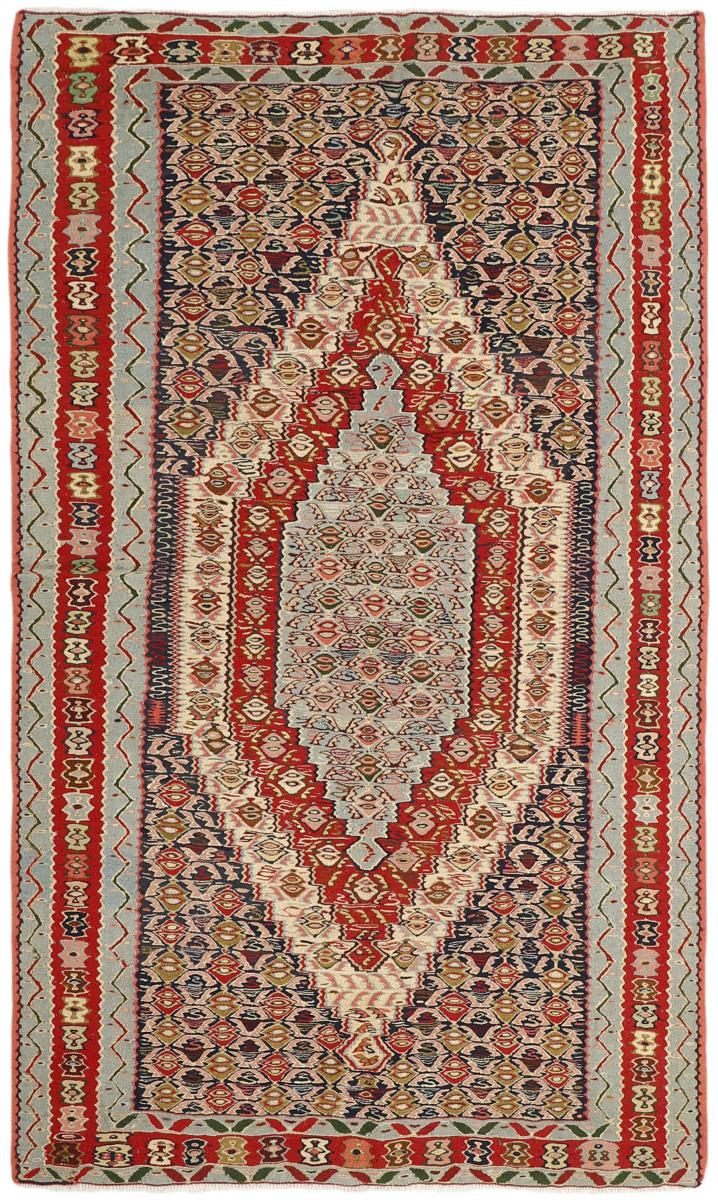 Perzsa szőnyeg Kilim Fars Senneh 8'2"x4'6" 8'2"x4'6", Perzsa szőnyeg Kézzel csomózva