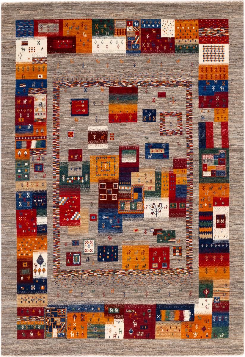 Persian Rug Persian Gabbeh Loribaft Nowbaft 293x203 293x203, Persian Rug Knotted by hand