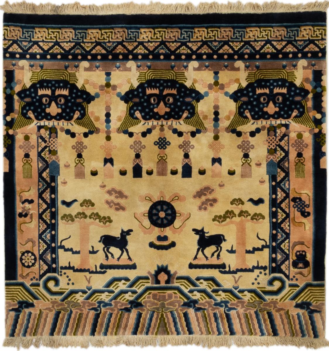 Tappeto cinese Cinesi Antico 149x151 149x151, Tappeto persiano Annodato a mano