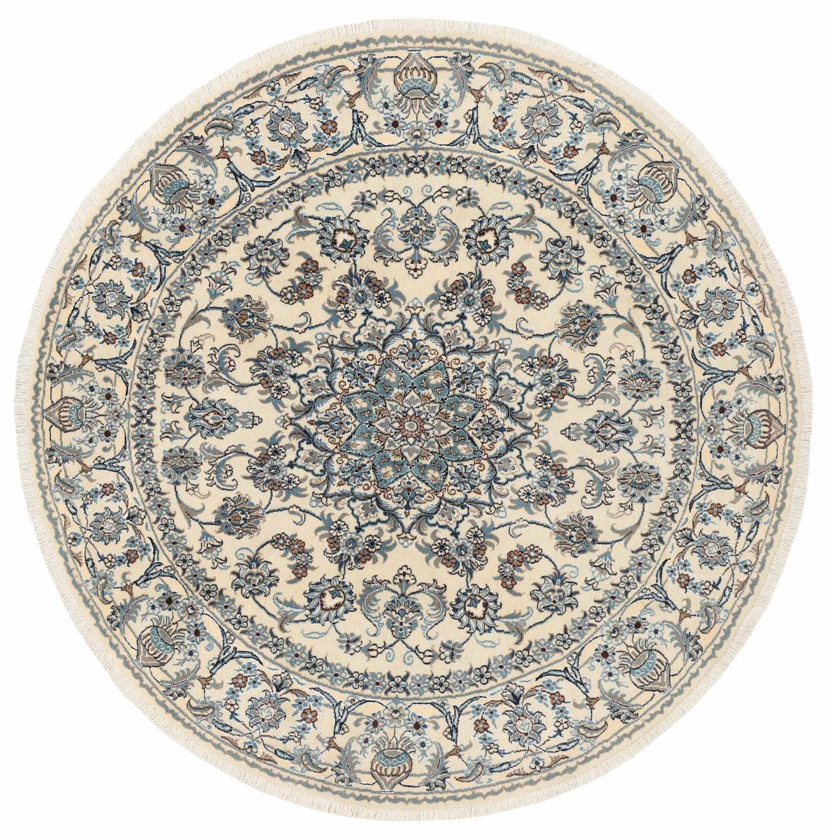 Alfombra persa Nain Kaschmar 201x199 201x199, Alfombra persa Anudado a mano