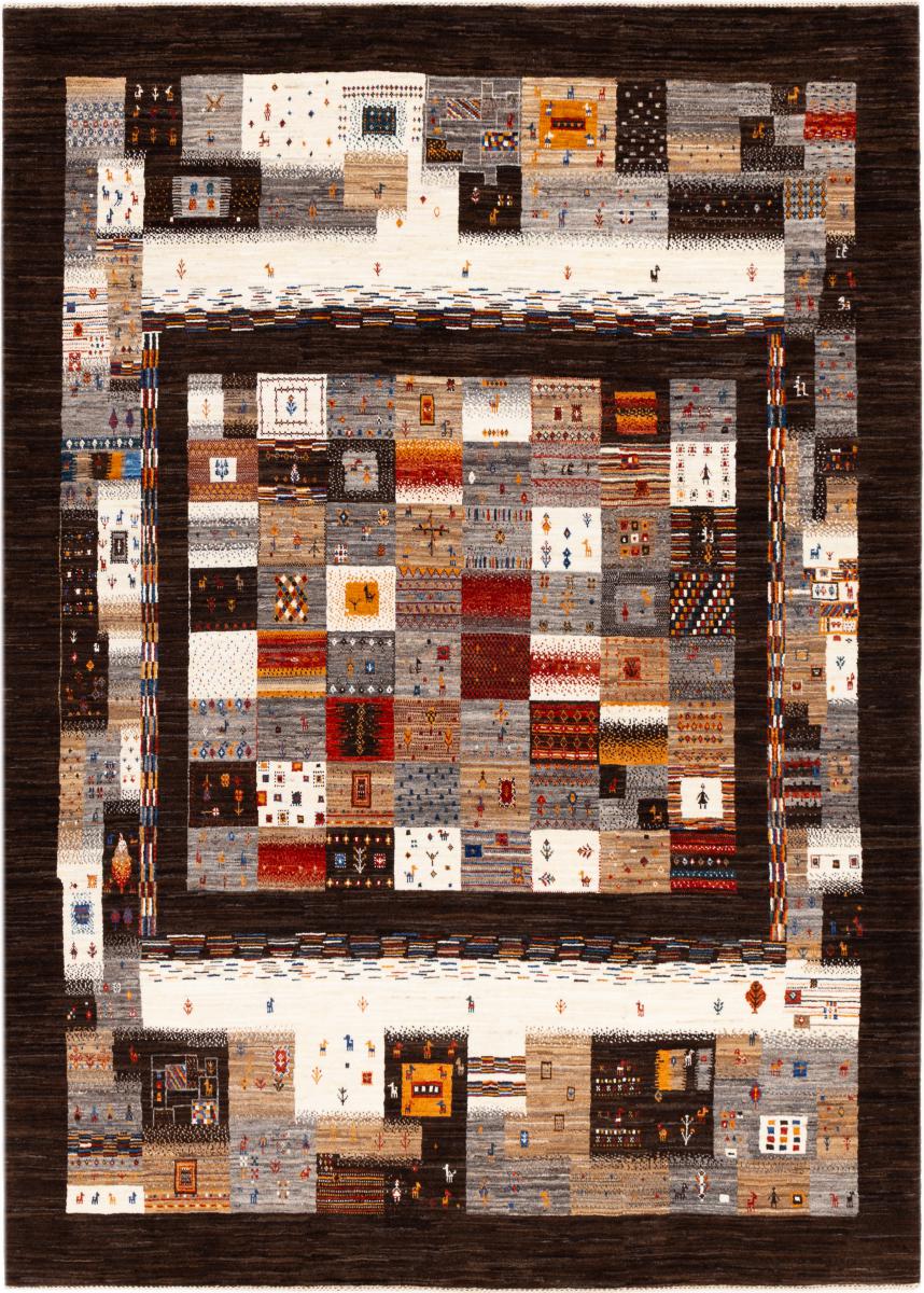 Tapete persa Persa Gabbeh Loribaft Nowbaft 283x202 283x202, Tapete persa Atado à mão