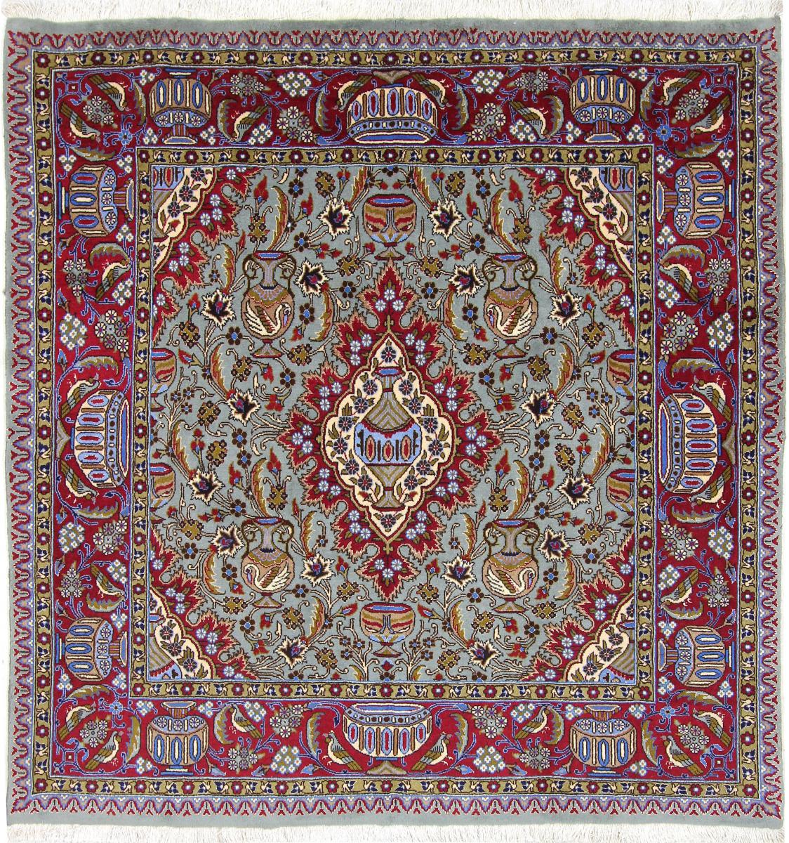 Persian Rug Kaschmar Sherkat 199x196 199x196, Persian Rug Knotted by hand