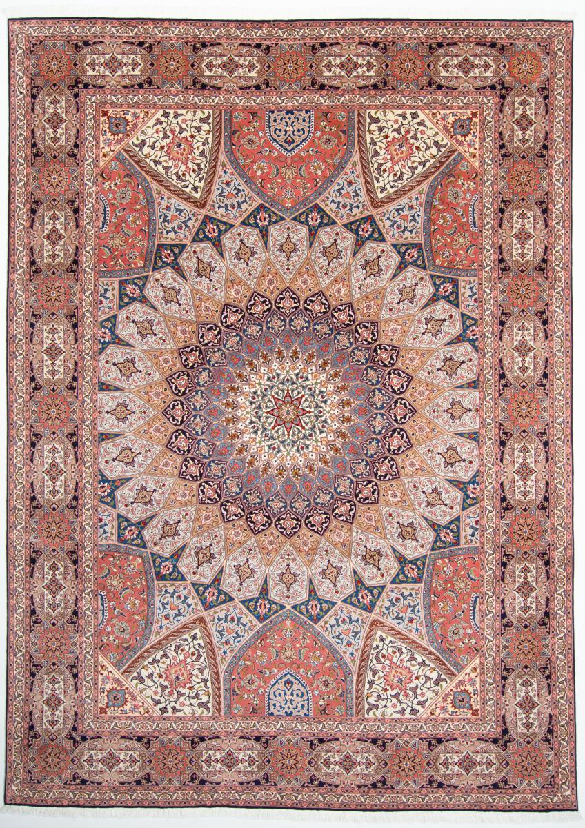 Tapete persa Tabriz 50Raj 352x252 352x252, Tapete persa Atado à mão