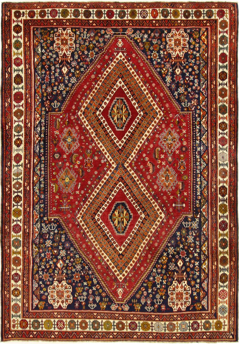 Alfombra persa Ghashghai 303x209 303x209, Alfombra persa Anudado a mano