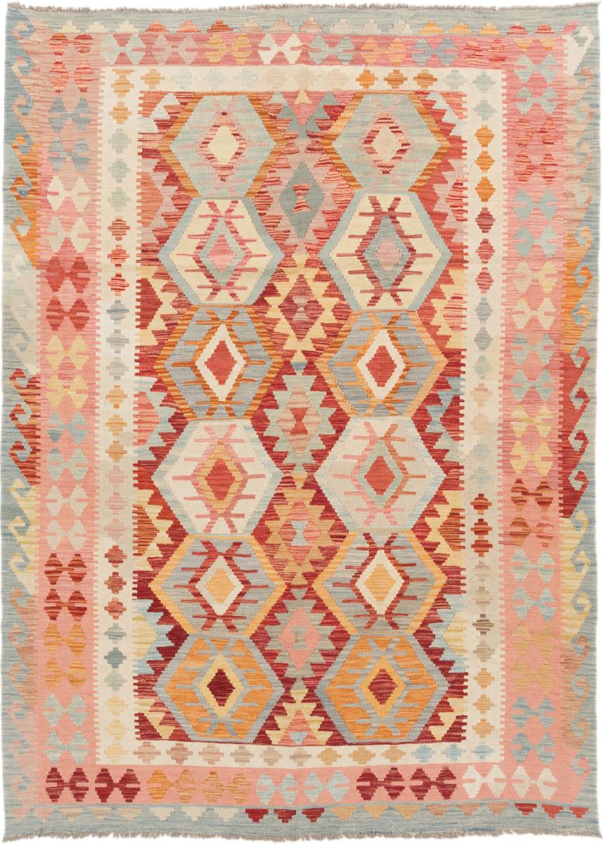 Tapete afegão Kilim Afegão 252x186 252x186, Tapete persa Tecido à mão