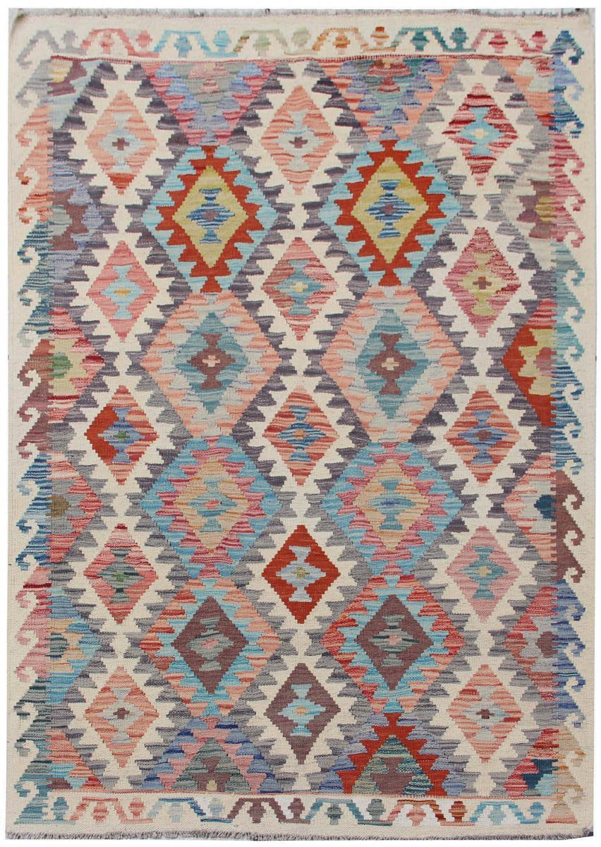 Tapete afegão Kilim Afegão 177x124 177x124, Tapete persa Tecido à mão