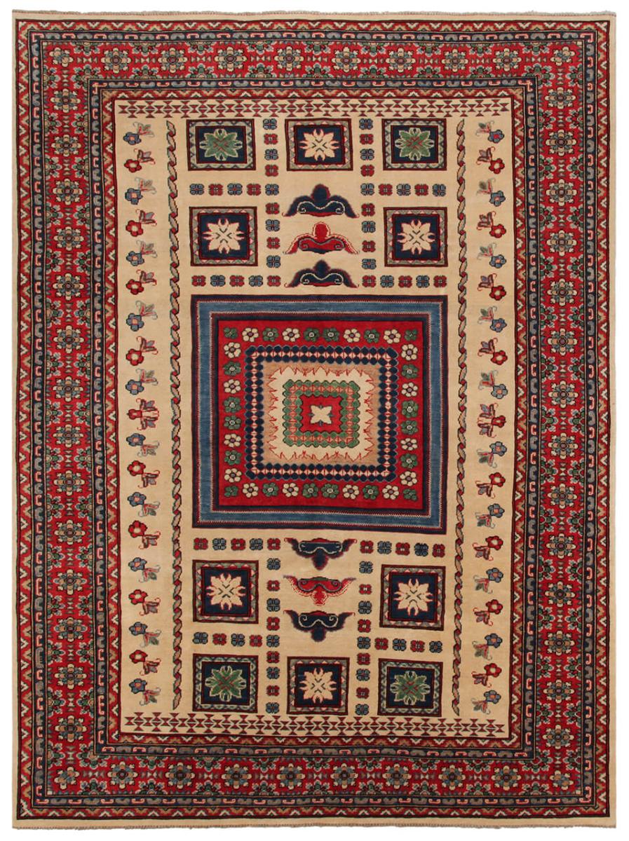 Pakistani rug Kazak Ghazni 271x203 271x203, Persian Rug Knotted by hand