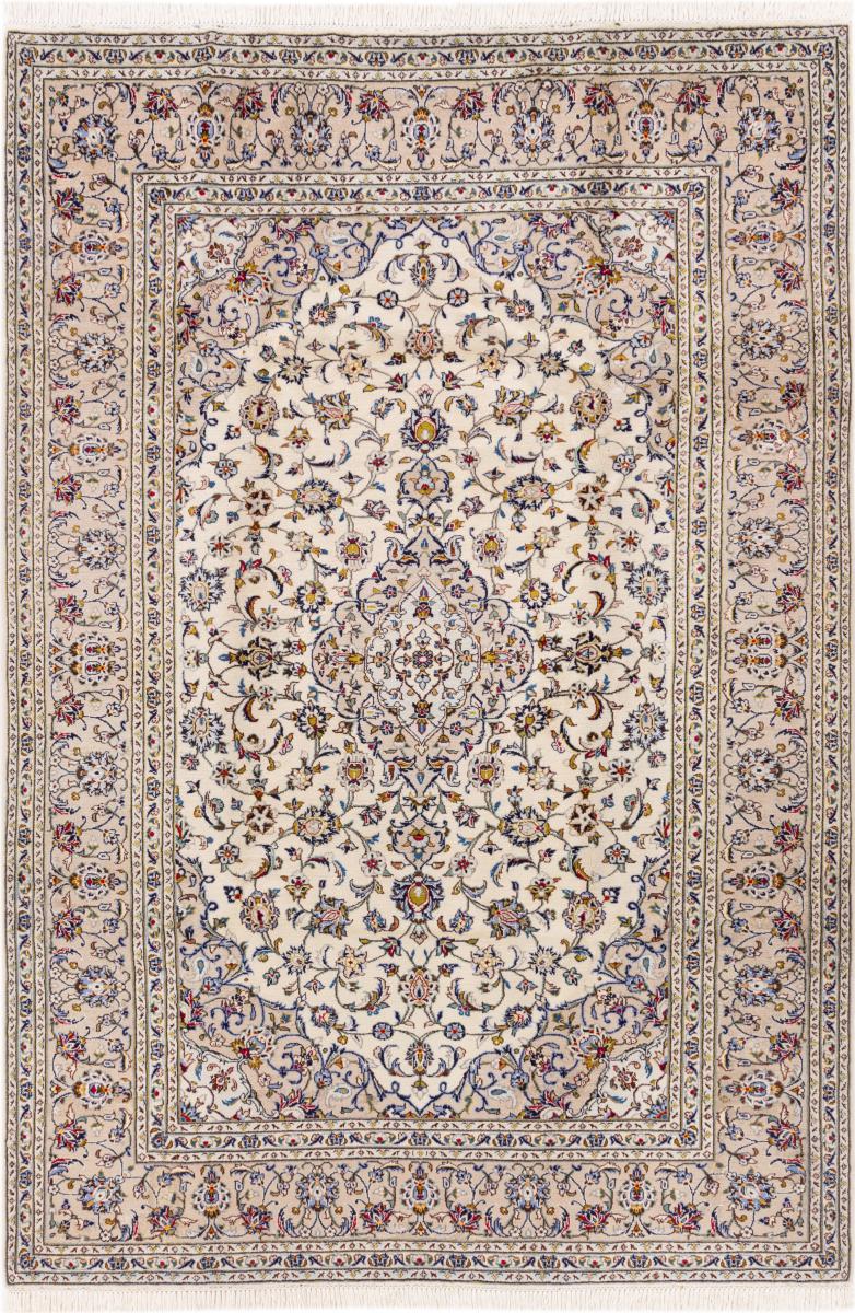 Persisk tæppe Keshan 300x200 300x200, Persisk tæppe Knyttet i hånden