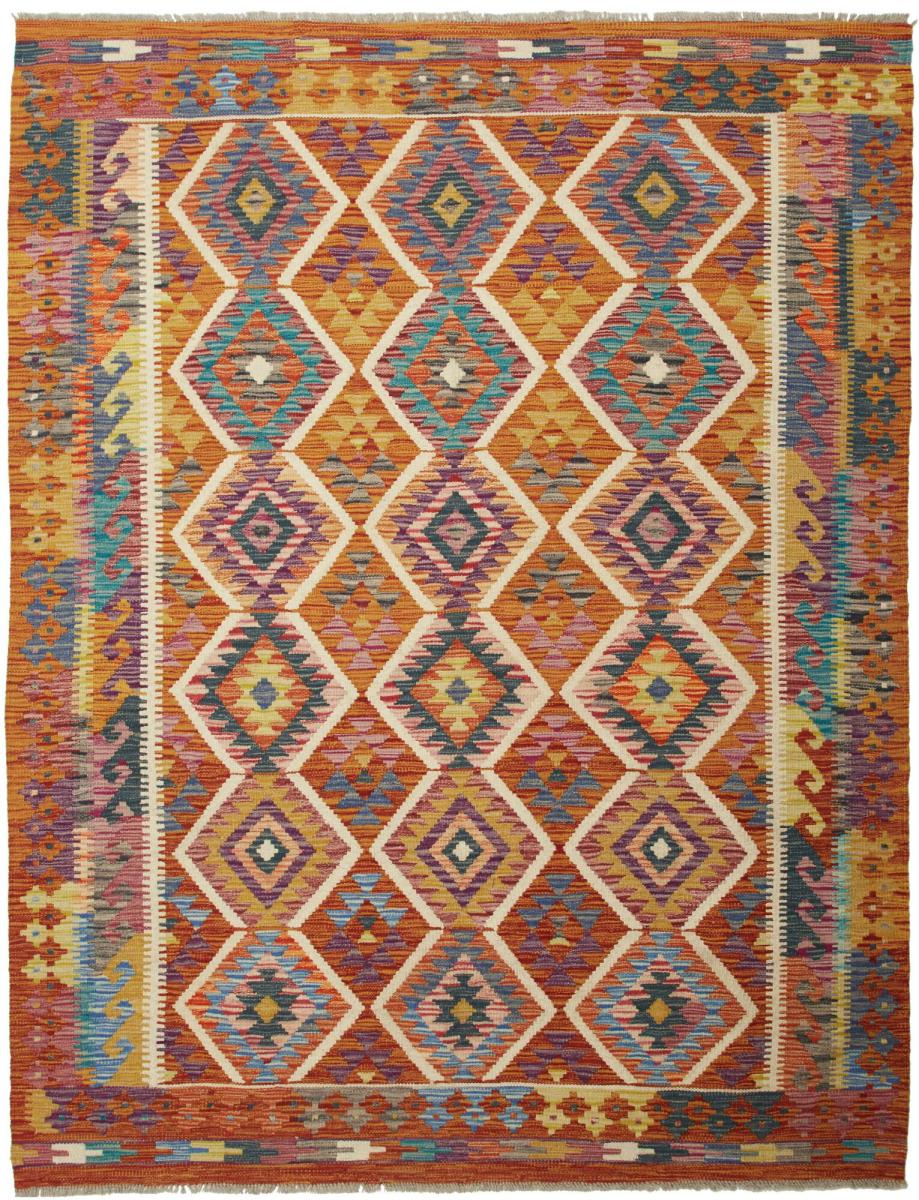 Tapete afegão Kilim Afegão 199x152 199x152, Tapete persa Tecido à mão