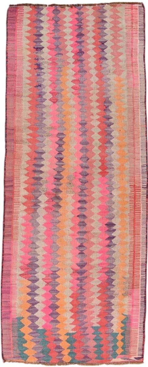 Alfombra persa Kilim Fars Antiguo 251x97 251x97, Alfombra persa Tejido a mano