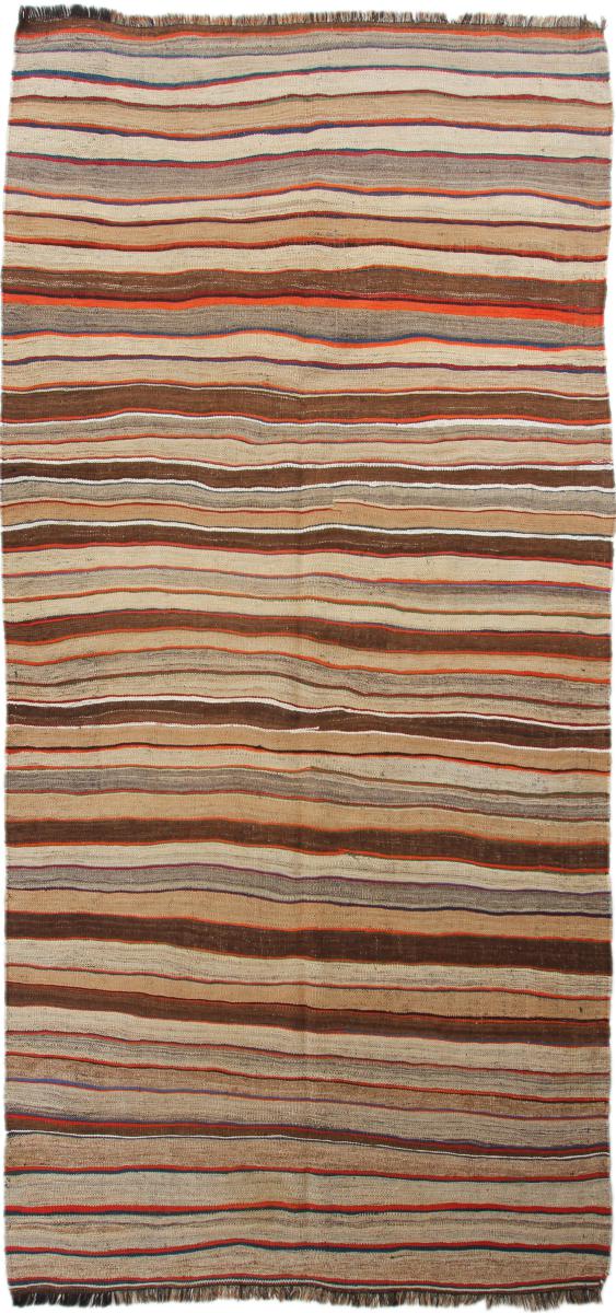 Tapete persa Kilim Fars Antigo 348x160 348x160, Tapete persa Tecido à mão