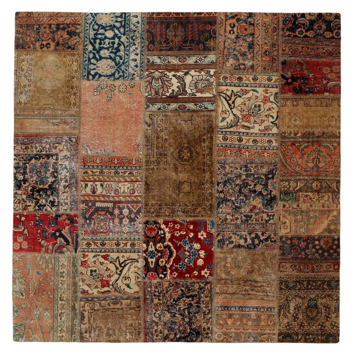 Dywan perski Patchwork 207x206 207x206, Dywan perski Ręcznie tkane