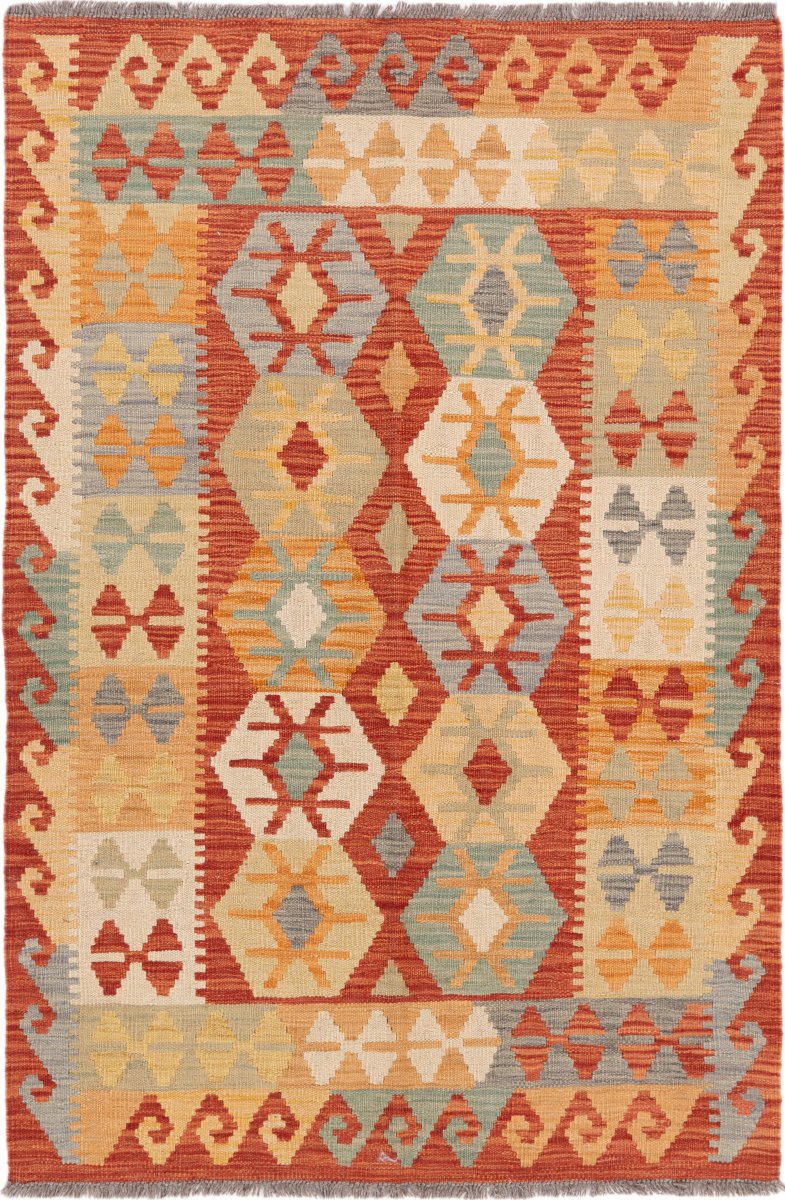 Afghaans tapijt Kilim Afghan 151x100 151x100, Perzisch tapijt Handgeweven