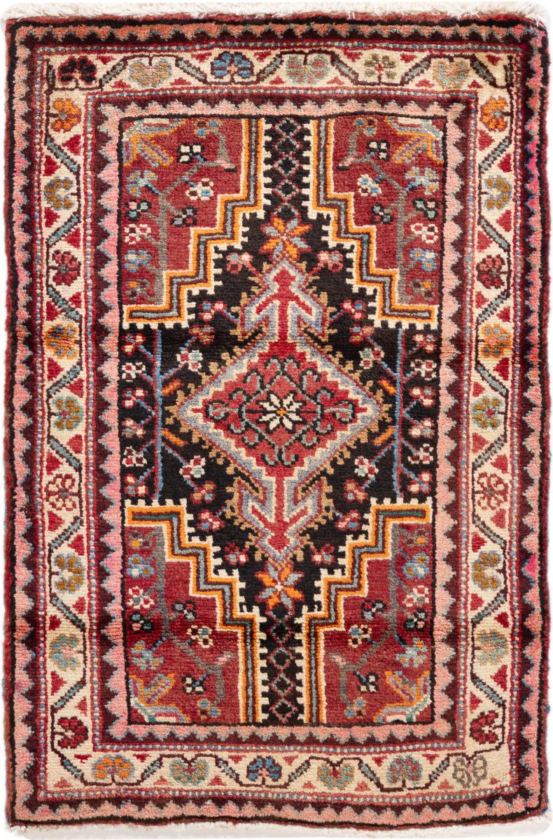 Tapis persan Tuyserkan Ancien 88x58 88x58, Tapis persan Noué à la main