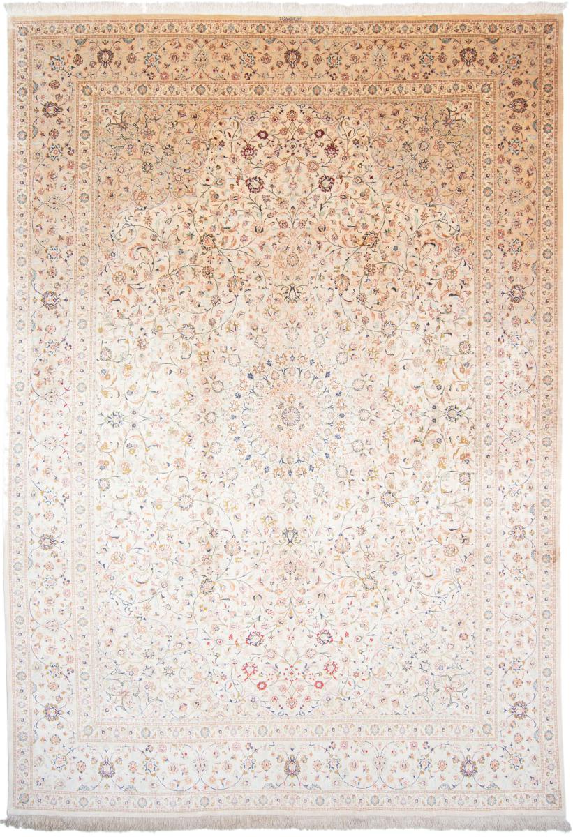 Persian Rug Qum Silk 355x244 355x244, Persian Rug Knotted by hand