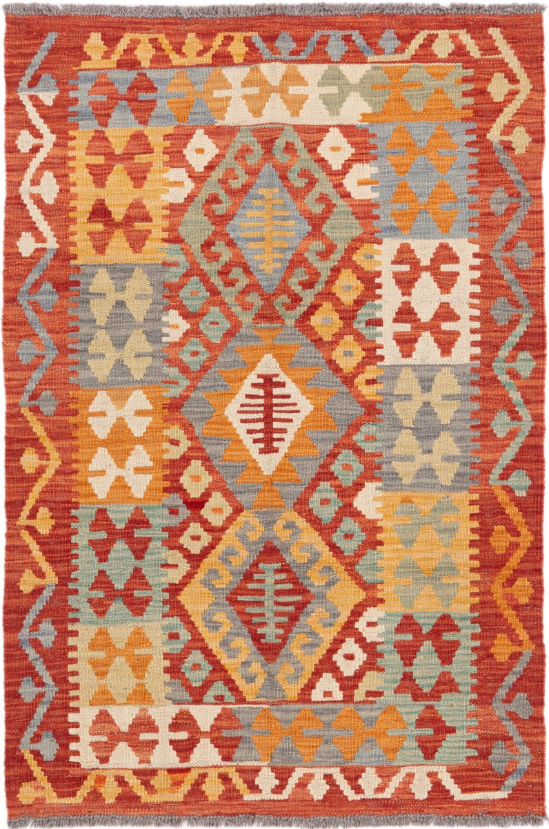 Tapete afegão Kilim Afegão 122x82 122x82, Tapete persa Tecido à mão