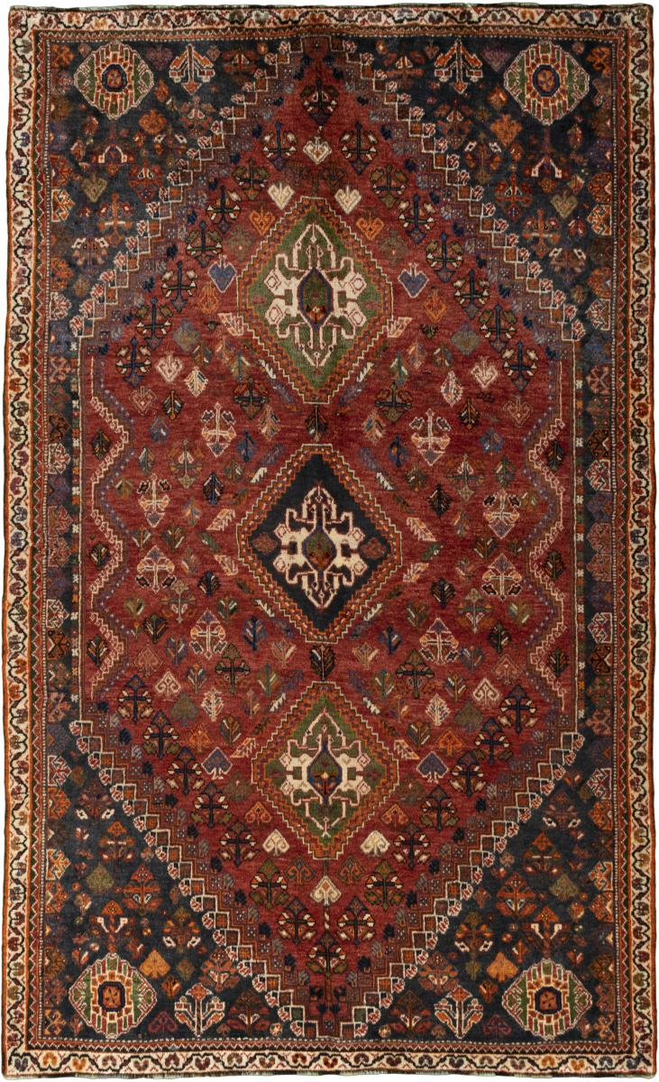 Perzisch tapijt Shiraz 256x153 256x153, Perzisch tapijt Handgeknoopte