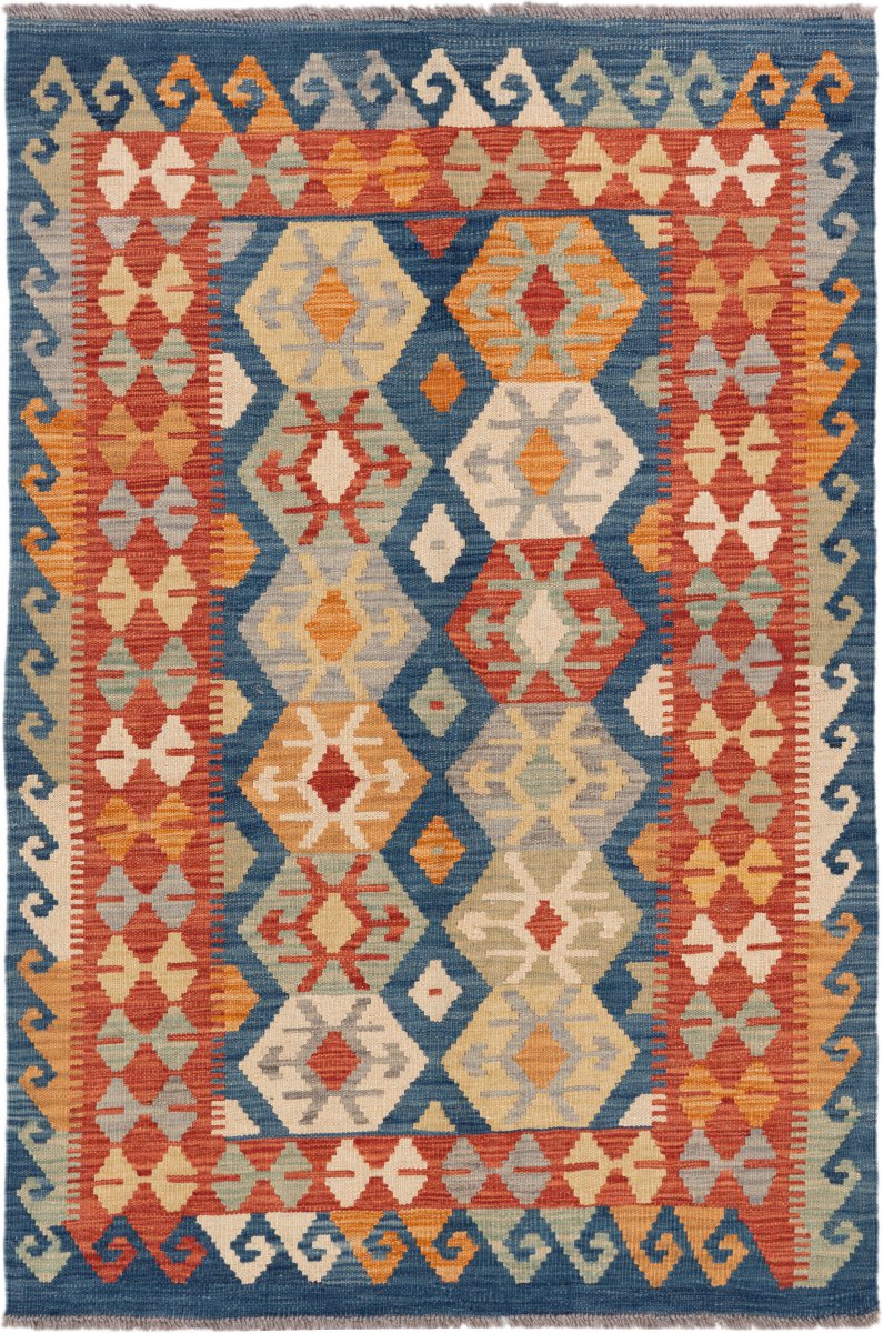 Tapis afghan Kilim Afghan 149x99 149x99, Tapis persan Tissé à la main