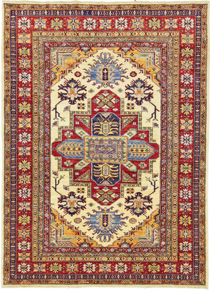 Tapis afghan Super Kazak 212x154 212x154, Tapis persan Noué à la main