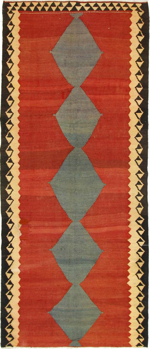 Tapete persa Kilim Fars Azerbaijan Antigo 370x151 370x151, Tapete persa Tecido à mão