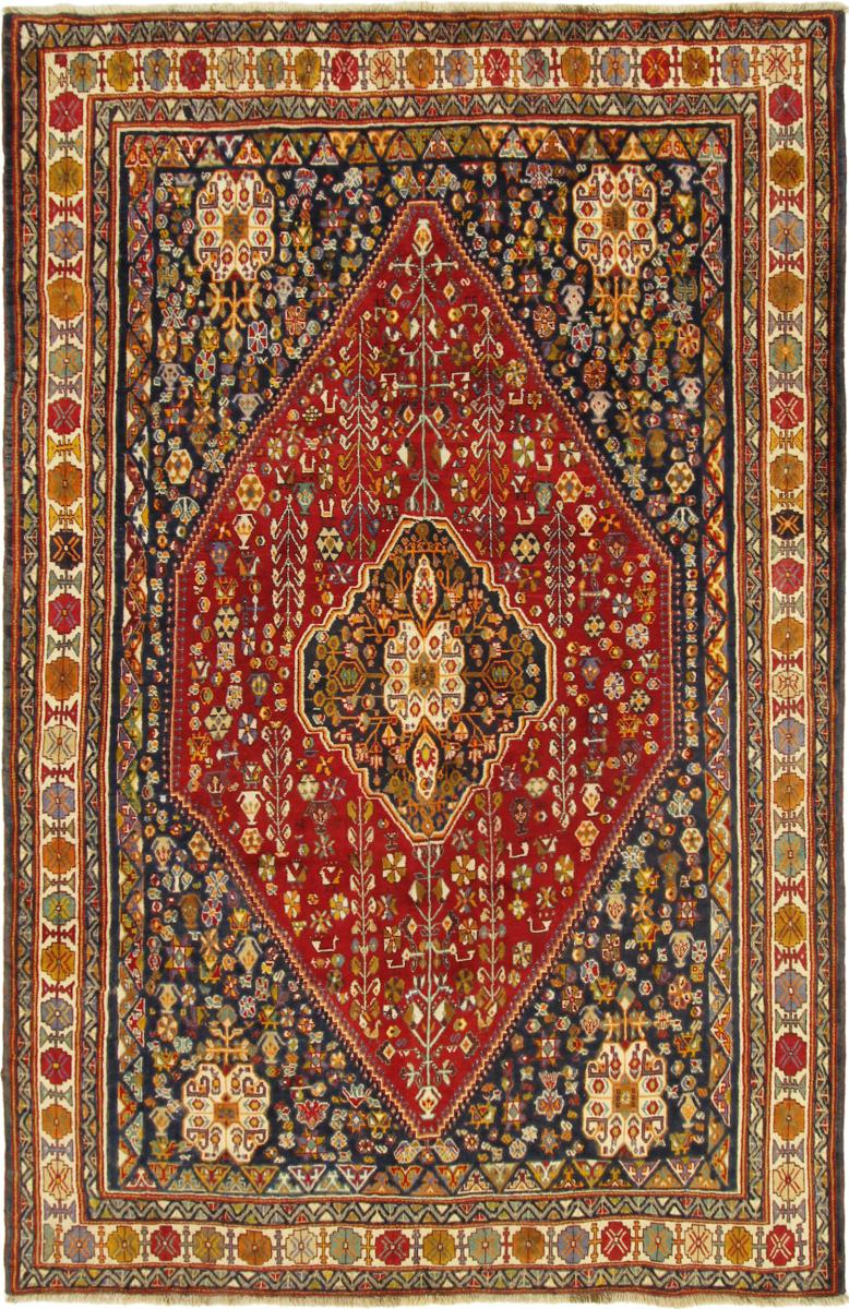 Persian Rug Ghashghai 10'2"x6'7" 10'2"x6'7", Persian Rug Knotted by hand