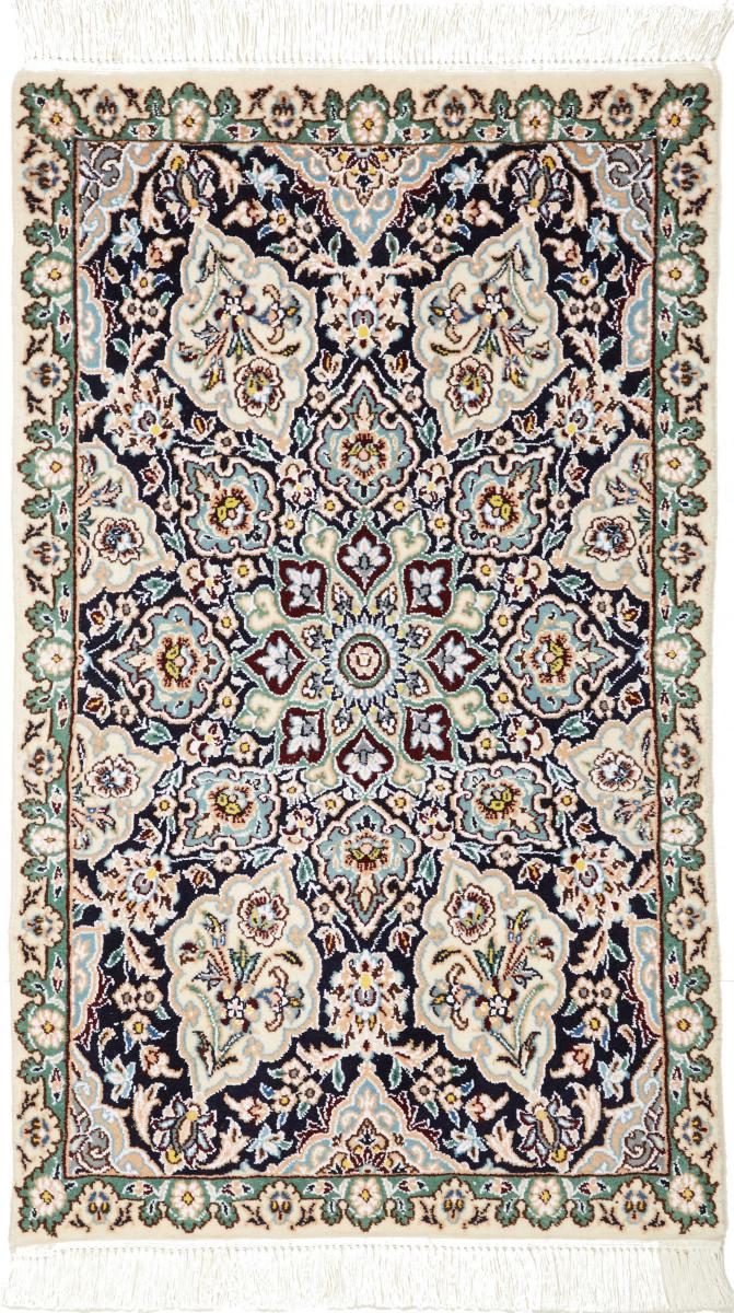 Tapis persan Naïn 9La 3'3"x1'11" 3'3"x1'11", Tapis persan Noué à la main