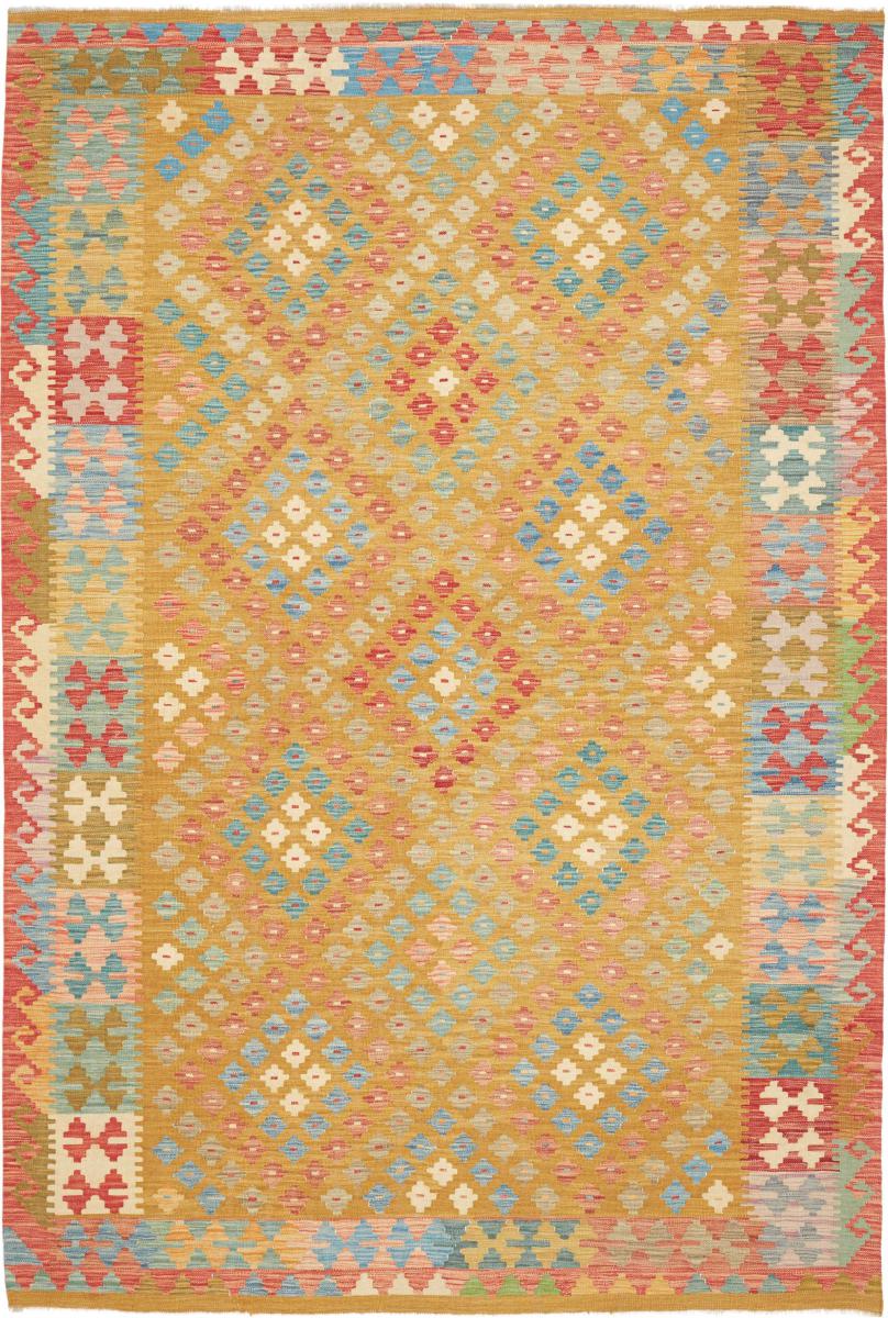Afgański dywan Kelim Afghan 298x200 298x200, Dywan perski Ręcznie tkany