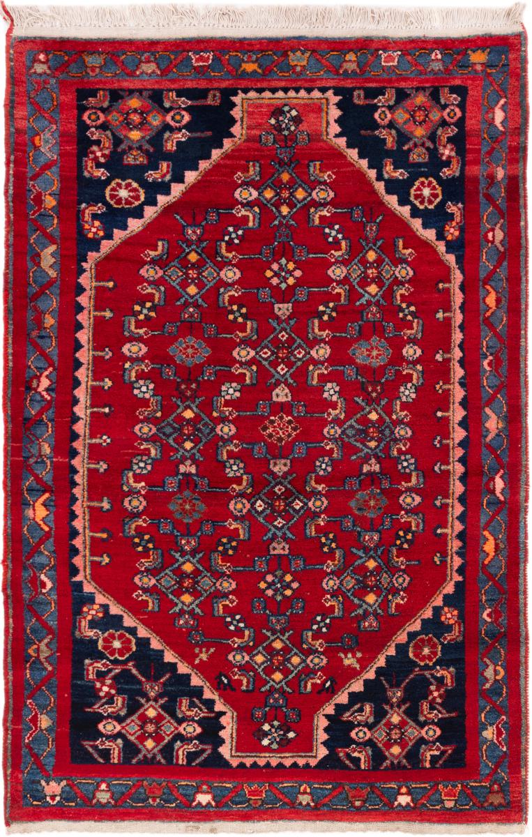 Perserteppich Hamadan 194x131 194x131, Perserteppich Handgeknüpft