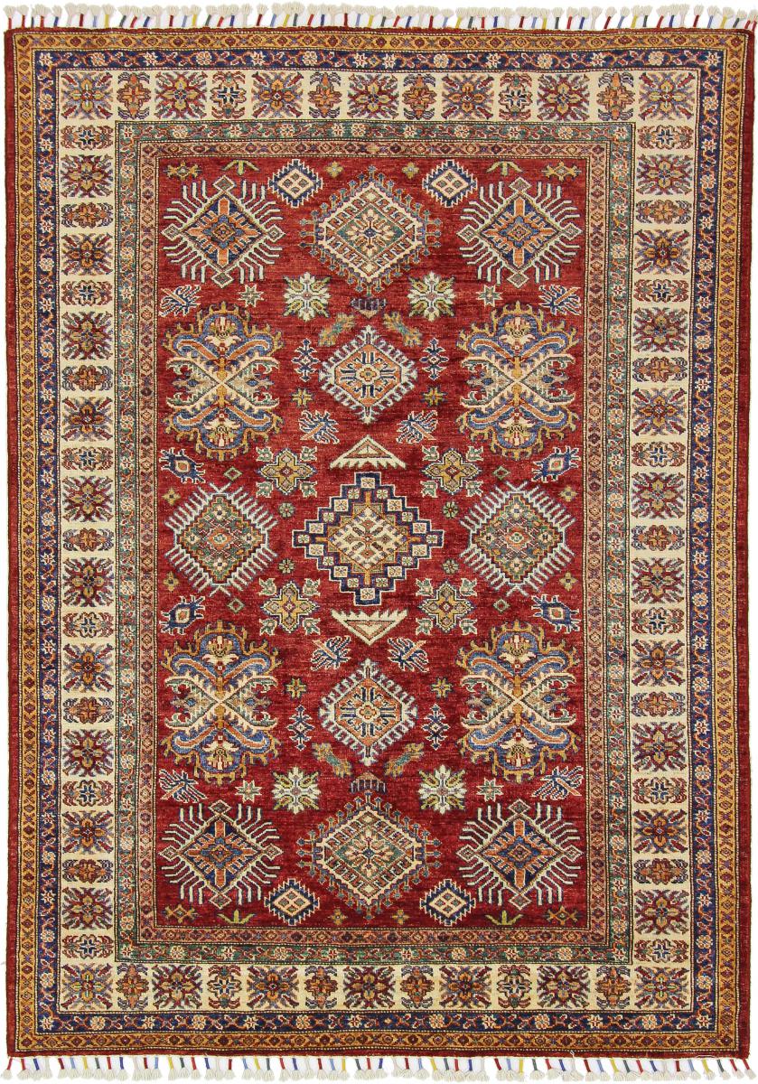 Tapis afghan Super Kazak 206x146 206x146, Tapis persan Noué à la main