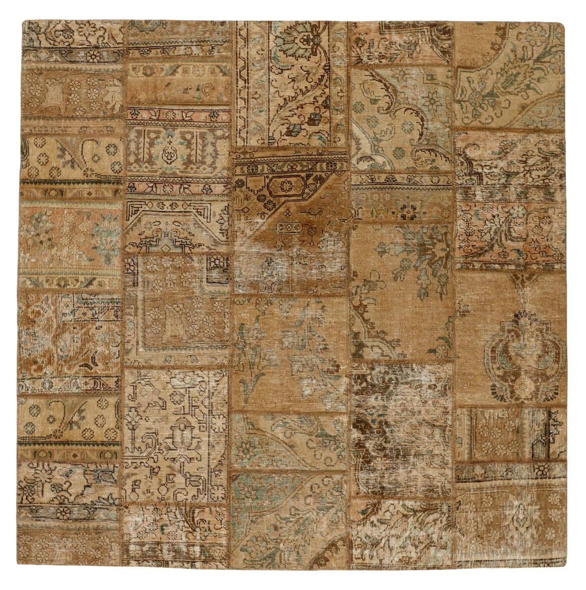 Dywan perski Patchwork 202x202 202x202, Dywan perski Ręcznie tkane