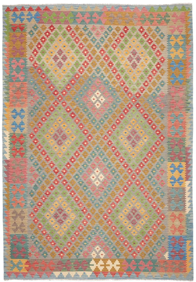 Afghan rug Kelim Afghan 9'8"x6'7" 9'8"x6'7", Persian rug Handwoven