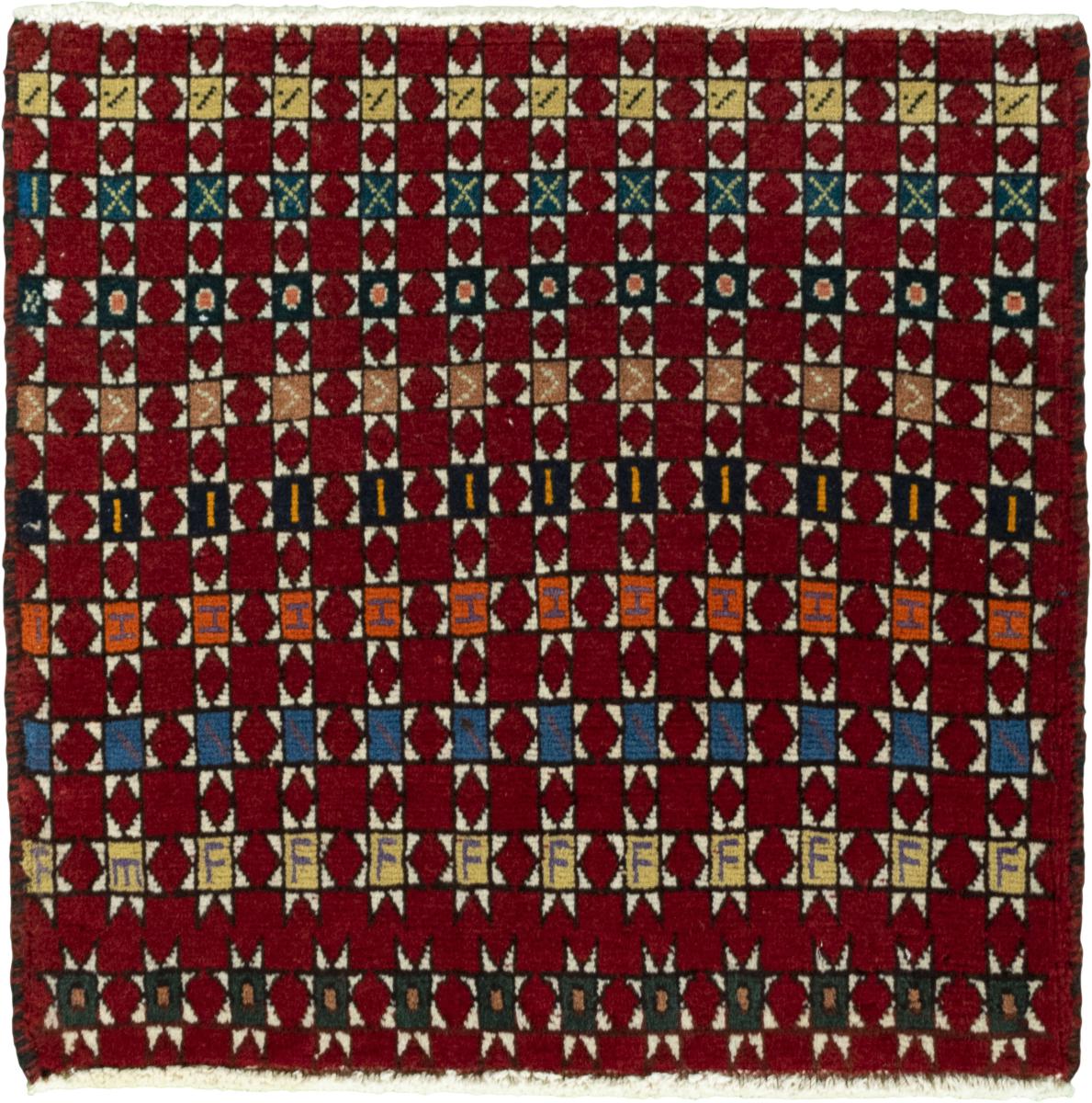 Persialainen matto Shiraz 54x53 54x53, Persialainen matto Solmittu käsin