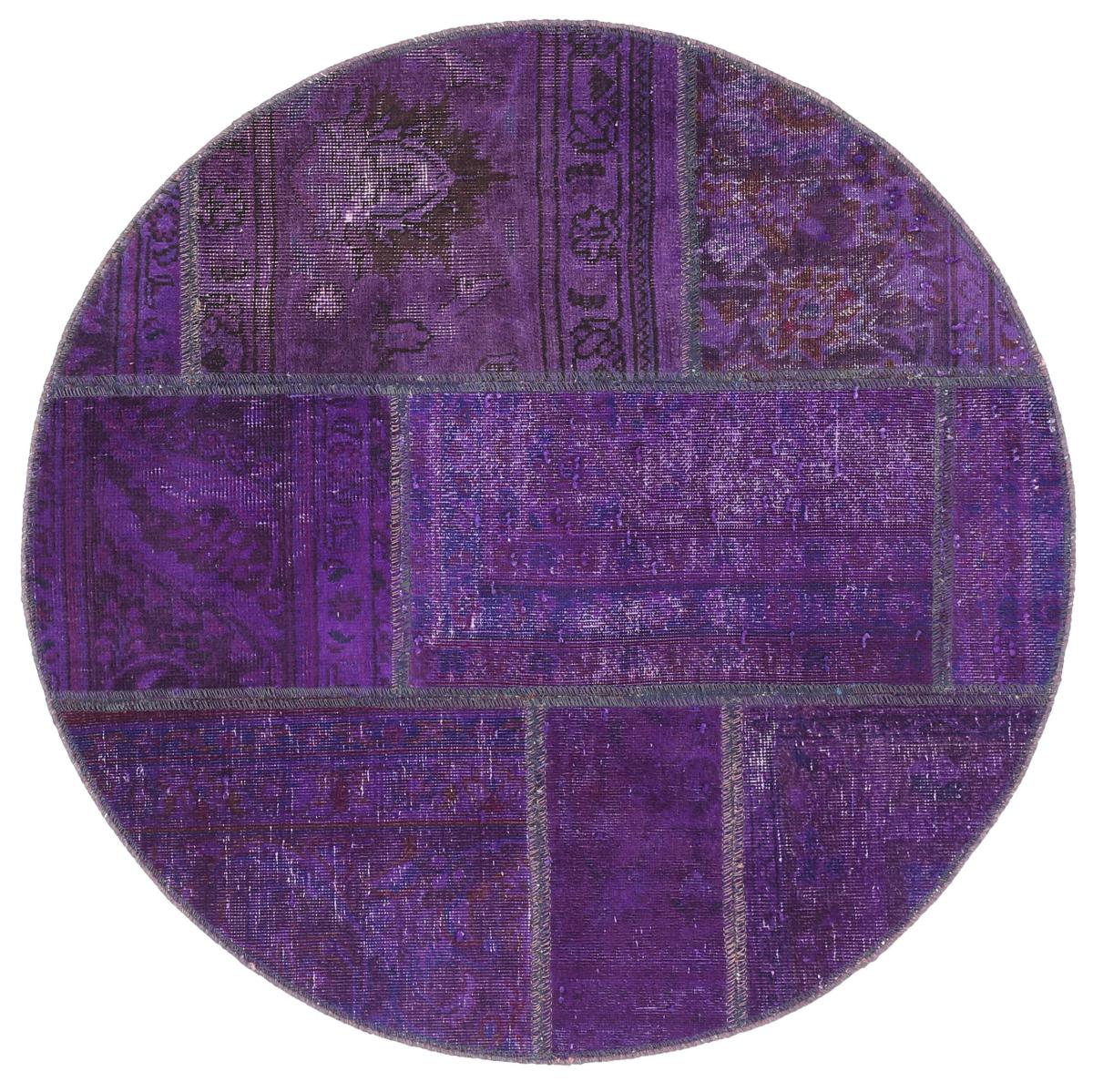 Persisk matta Patchwork 99x99 99x99, Persisk matta Knuten för hand