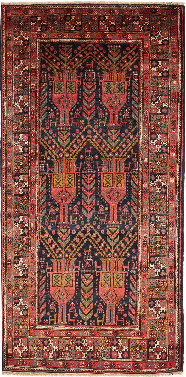Tapis persan Baloutche 240x117 240x117, Tapis persan Noué à la main