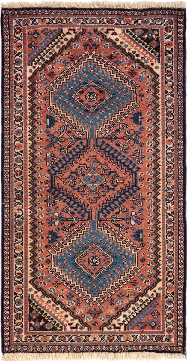 Perserteppich Yalameh 114x60 114x60, Perserteppich Handgeknüpft