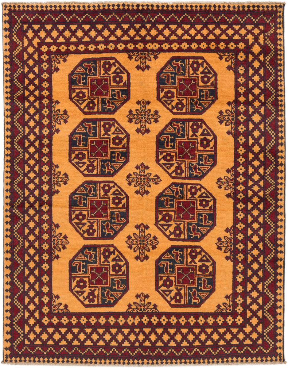 Tapete afegão Afegão Akhche 196x152 196x152, Tapete persa Atado à mão