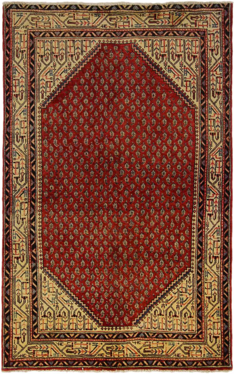 Persian Rug Sarouk Mir Boteh 205x132 205x132, Persian Rug Knotted by hand