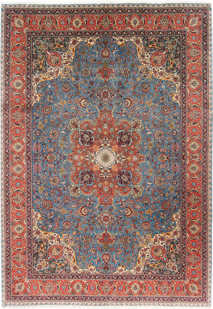 Tapete persa Tabriz 358x249 358x249, Tapete persa Atado à mão