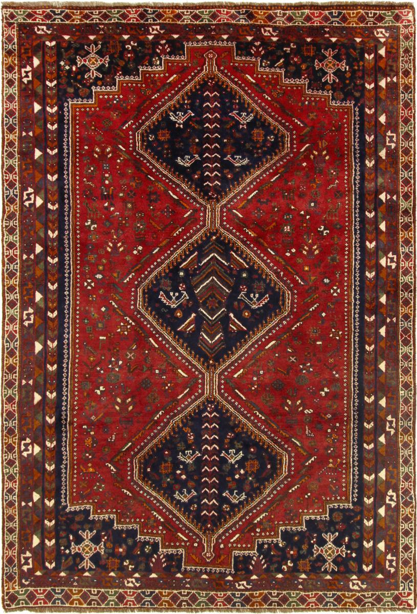 Alfombra persa Ghashghai 291x199 291x199, Alfombra persa Anudado a mano