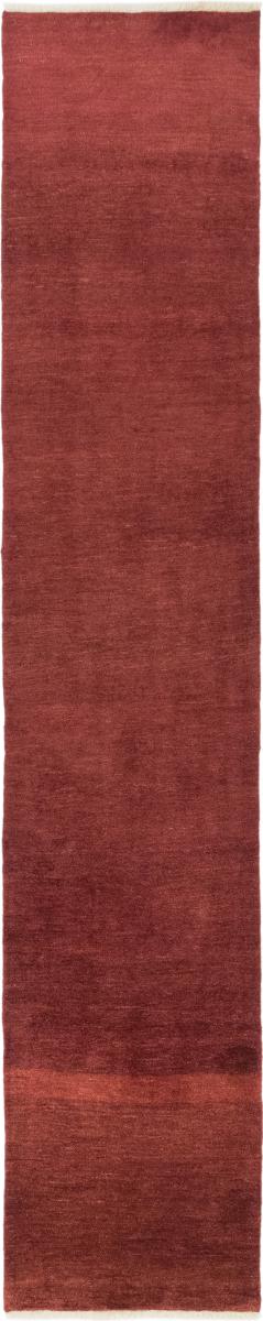 Alfombra persa Persia Gabbeh Loribaft 374x75 374x75, Alfombra persa Anudado a mano